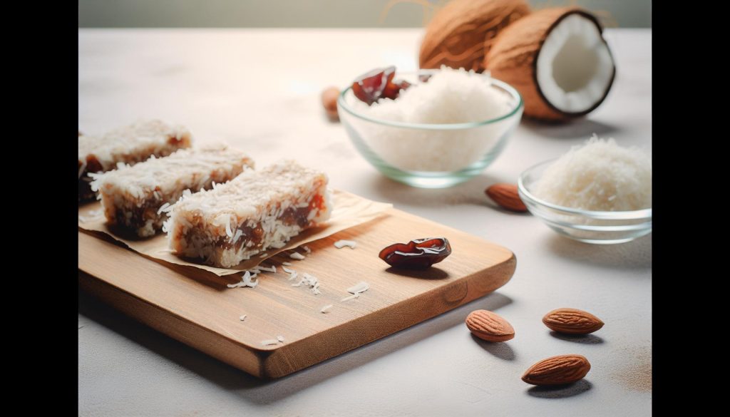 Raw kokosové tyčinky recept: Sladké tyčinky bez cukru 5 Raw kokosové tyčinky recept: Sladké tyčinky bez cukru