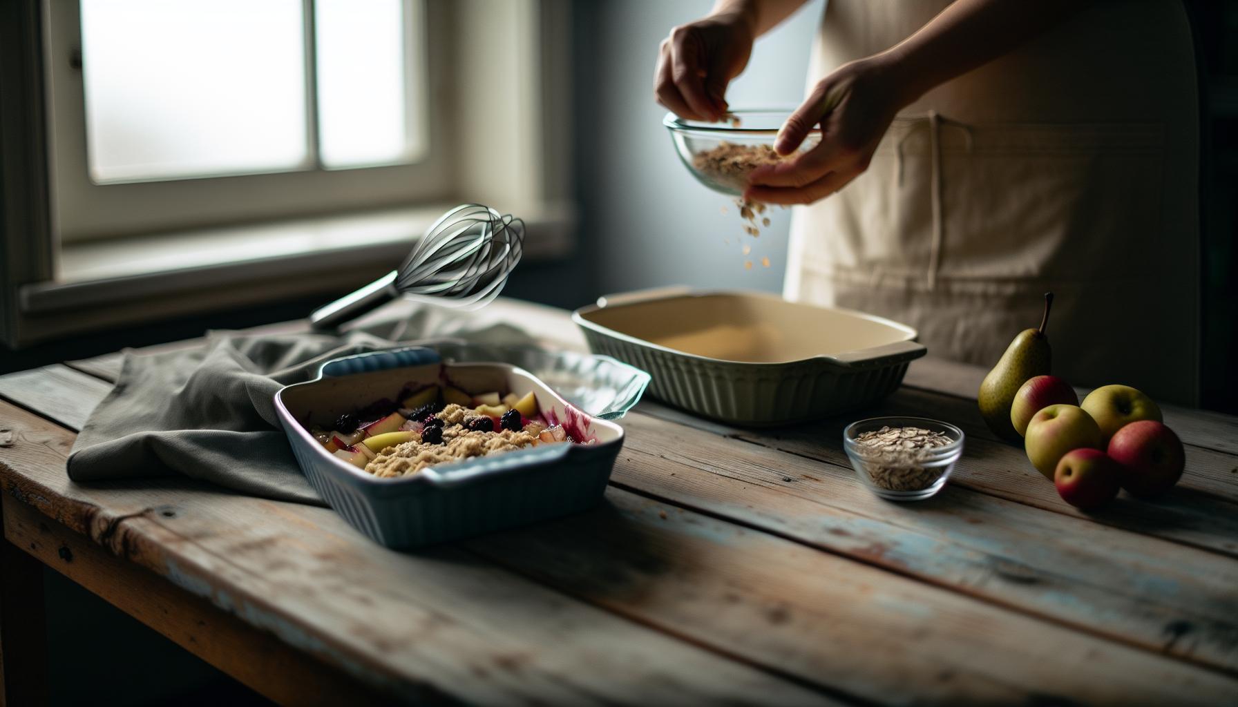 Fit recept na crumble s ovocem: Jak začít