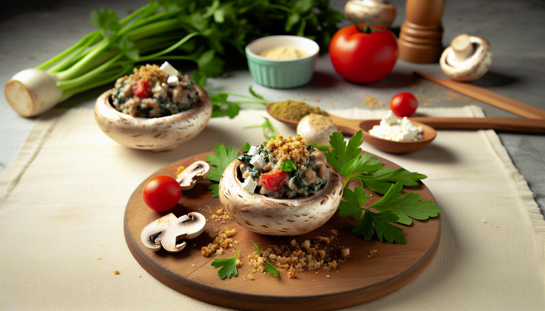 Fitness Recept Žampiony - Plněné Kloboučky Jako Lehká Večeře