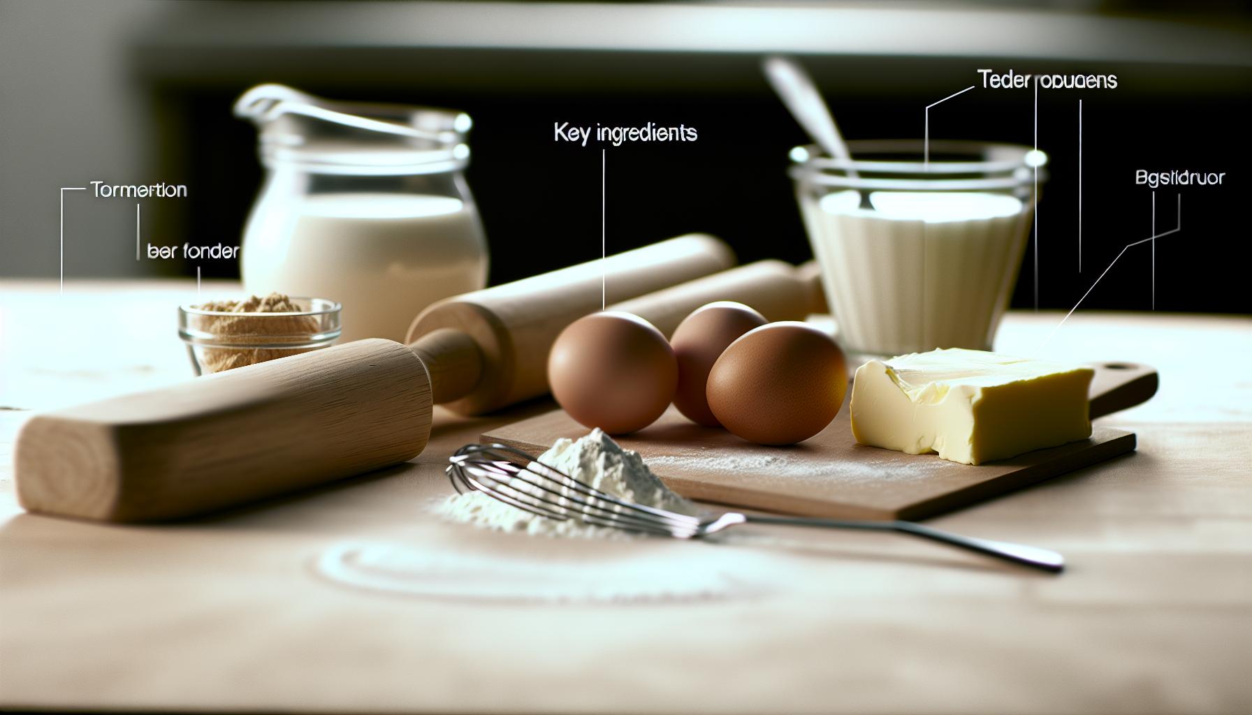 Klíčové ingredience pro vláčný recept