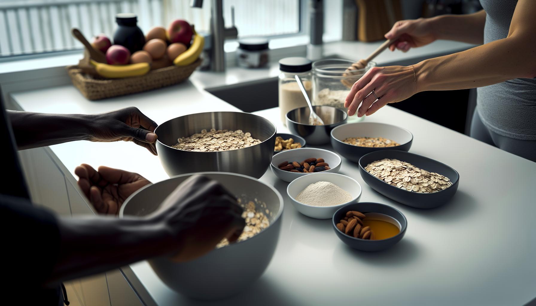 Krok za krokem: Jak připravit proteinové tyčinky
