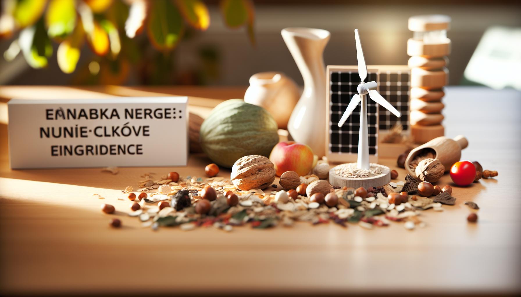 Nabídka energie: Klíčové ingredience