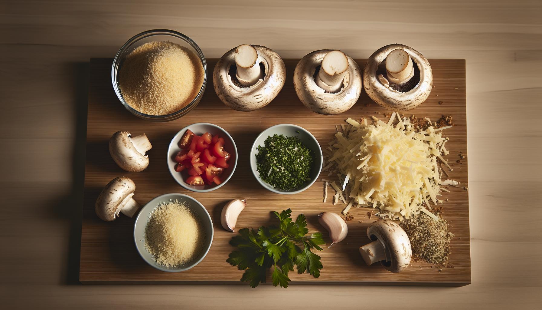 Oblíbené ingredience pro plněné žampiony