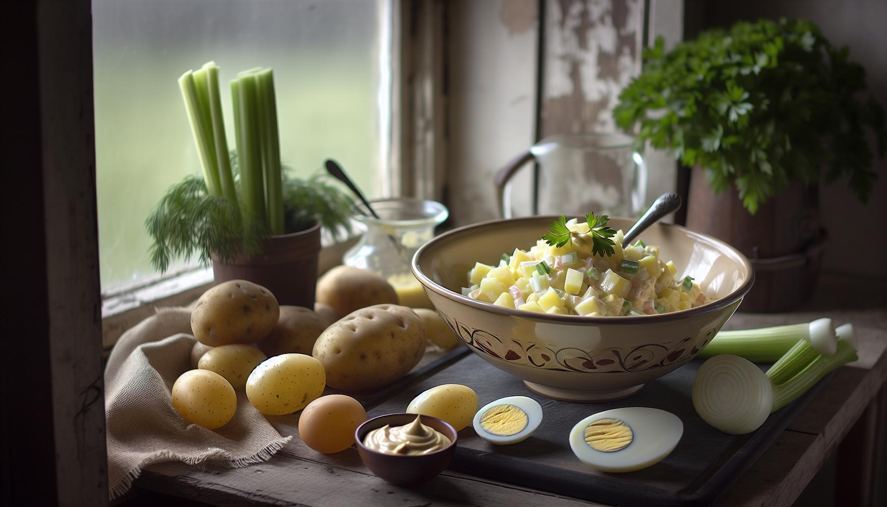 Recept na tradiční bramborový salát, který máte rádi
