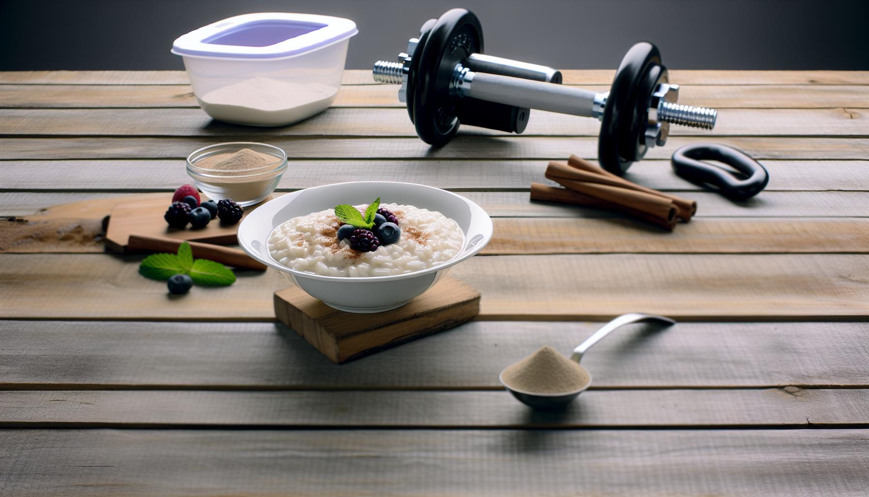 Mléčná rýže recept fitness: Krémová kaše plná bílkovin 1 Mléčná rýže recept fitness: Krémová kaše plná bílkovin