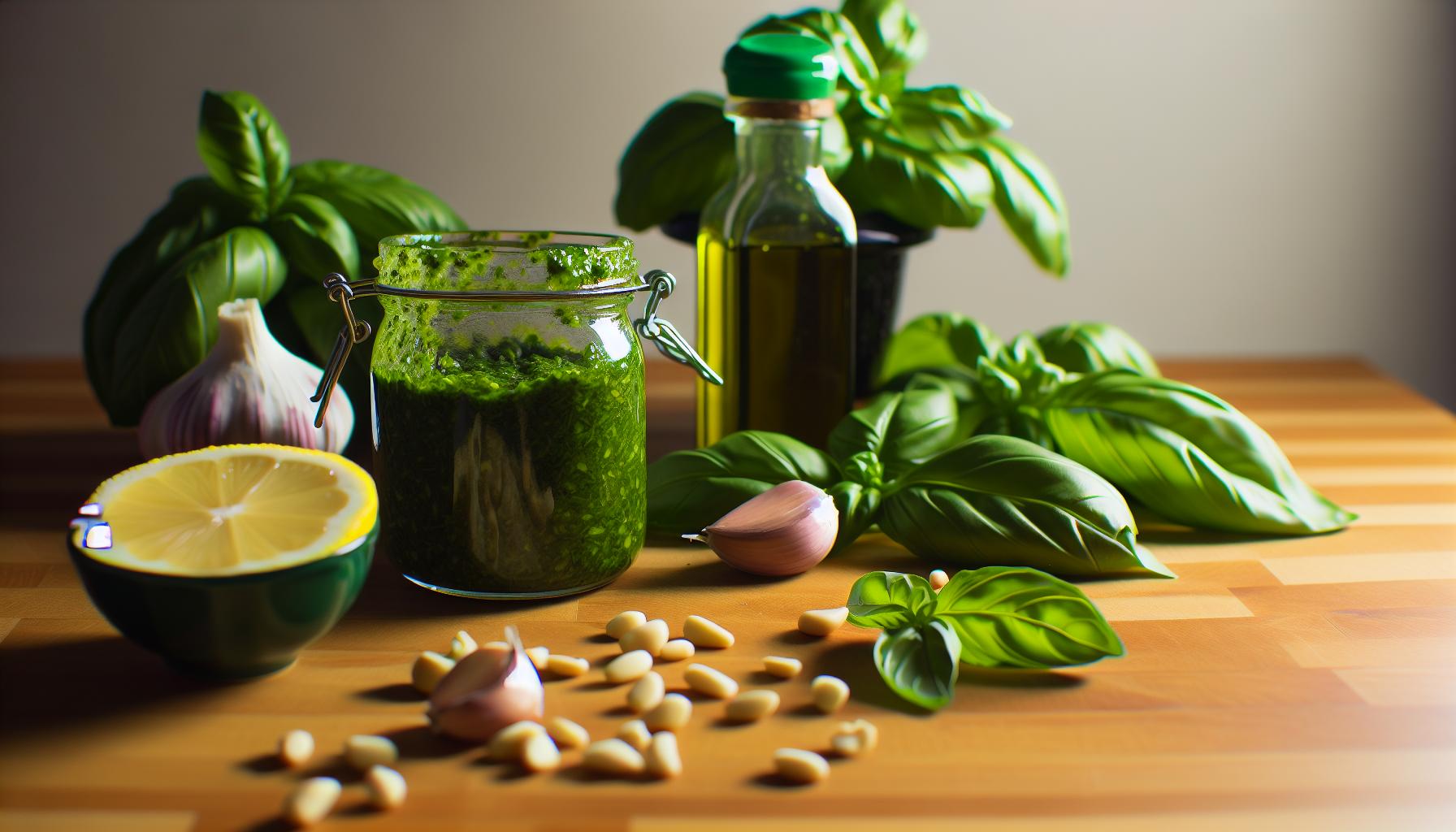 Raw Pesto Recept: Bylinková Omáčka Bez Sýra 1 Raw Pesto Recept: Bylinková Omáčka Bez Sýra