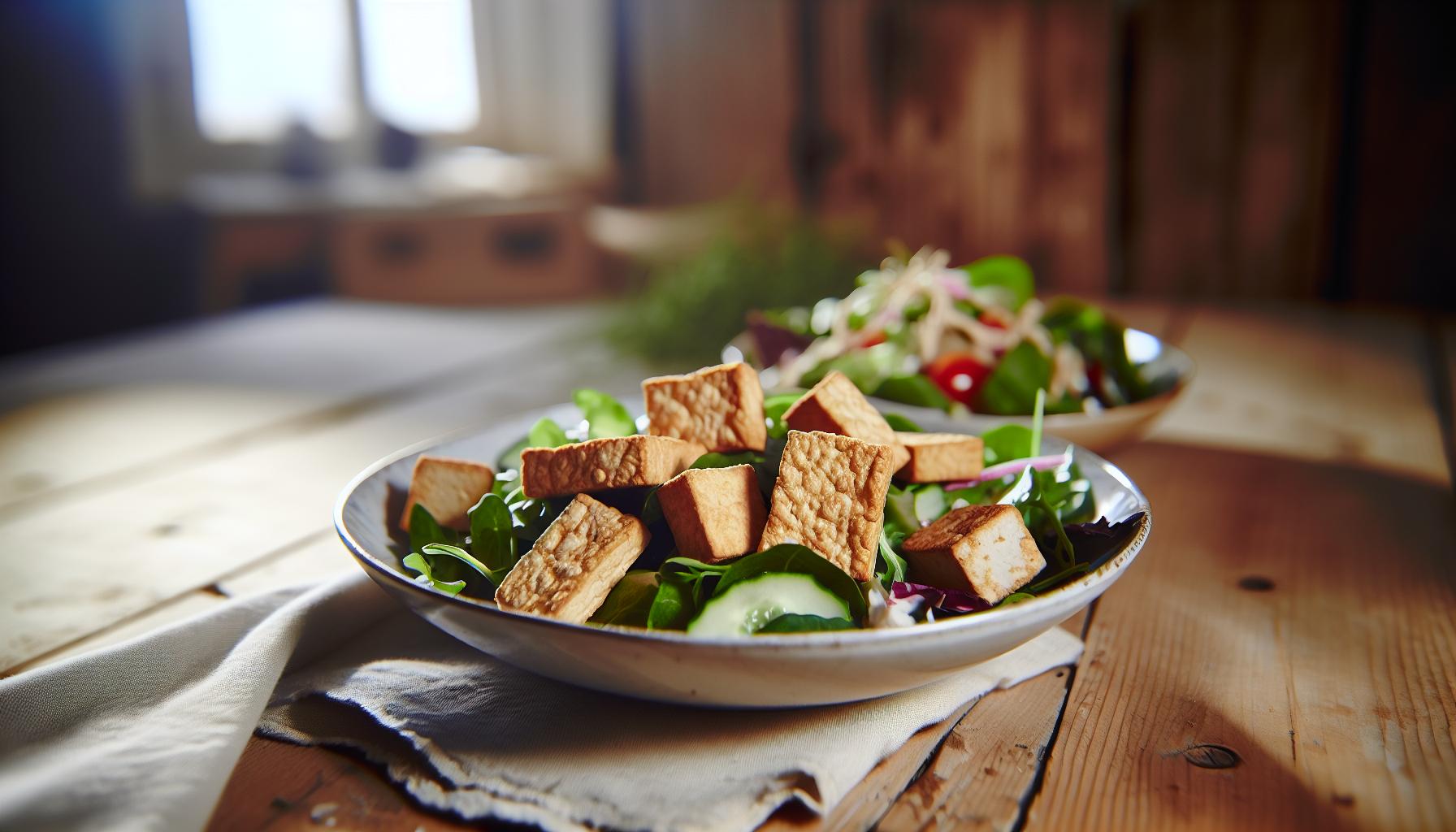 Tofu Recept Fit: Křupavé Kostky Do Salátu