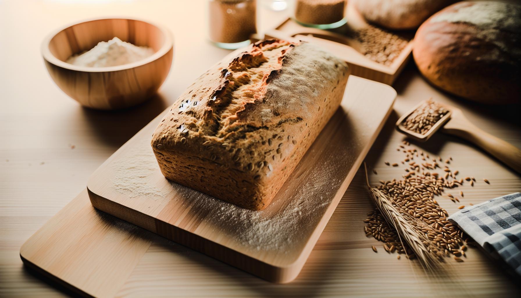 Zdravé celozrnné pečivo recept: Domácí bochník na každý den