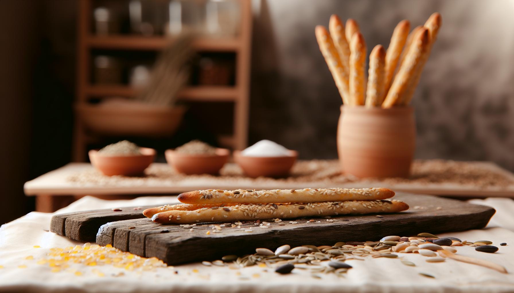 Zdravé slané tyčinky recept: Party snack bez bílé mouky