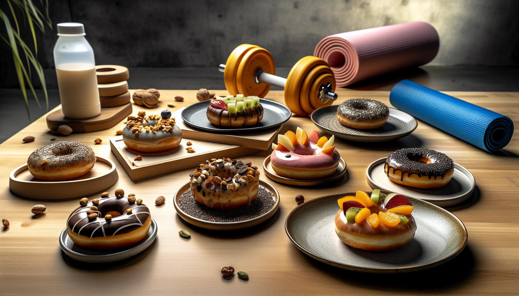 Různé variace: Kreativní recepty na fitness donut
