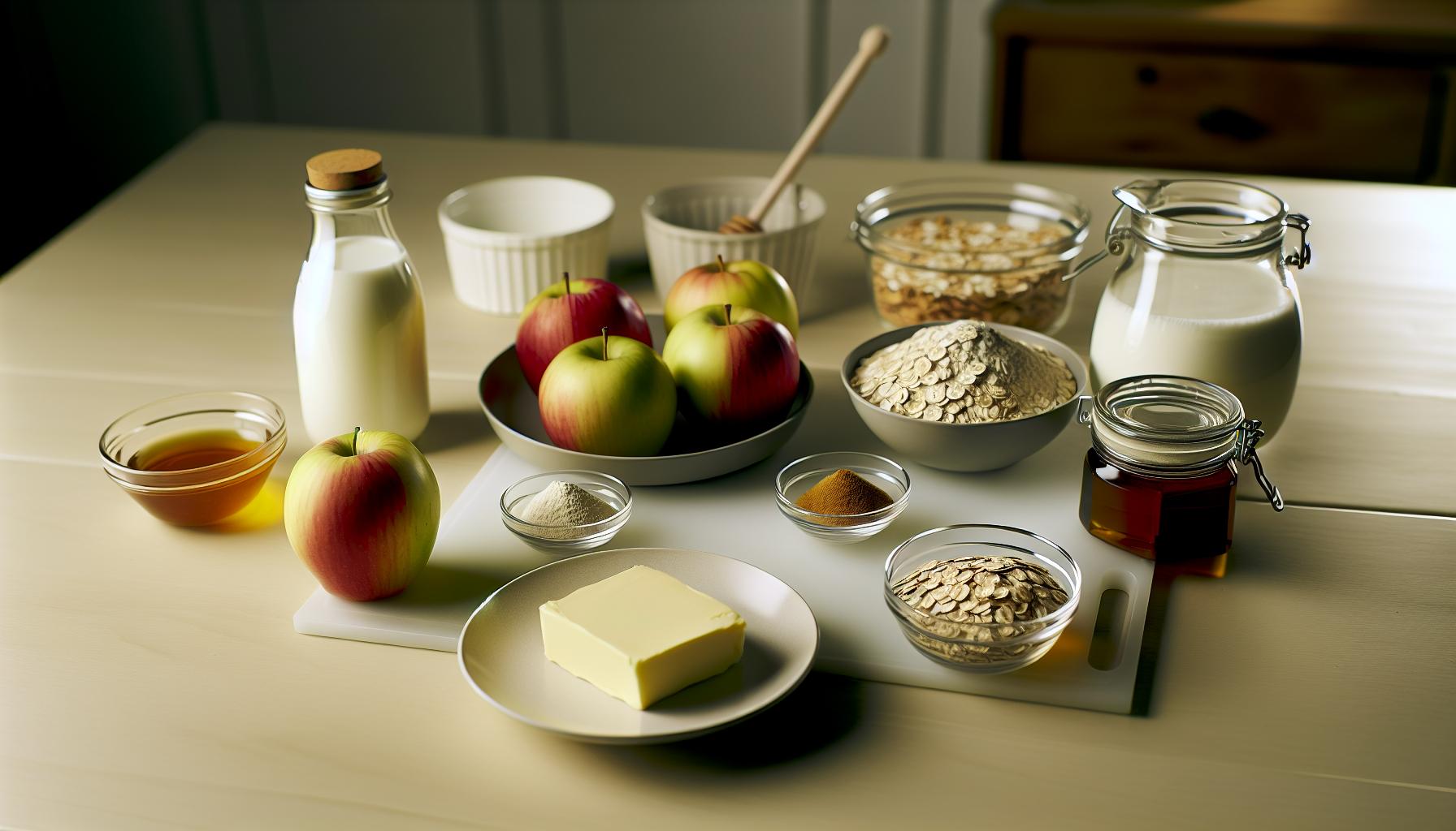 Jaké ingredience potřebujete k zdravému jablečnému koláči