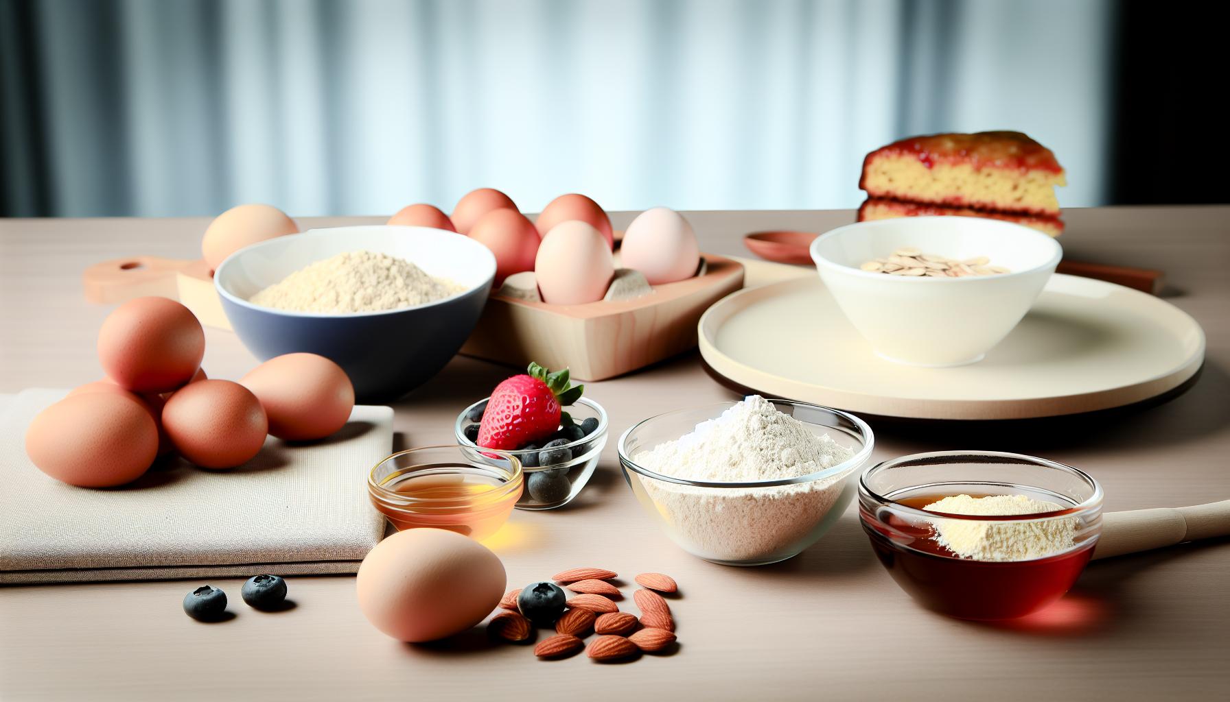 Zdravé ingredience pro domácí piškoty