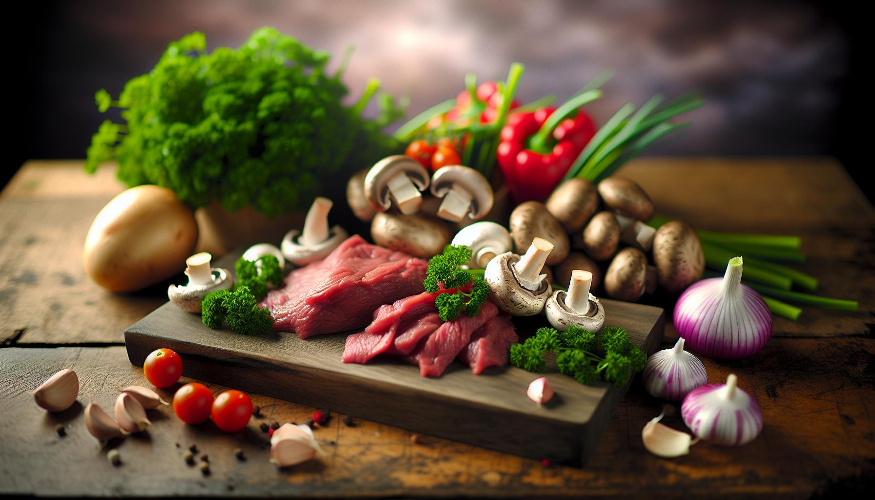 Zdravý Recept Hovezi Zampiony: Pánev Z Jedné Mísy 2 Zdravé ingredience pro hovězí žampiony