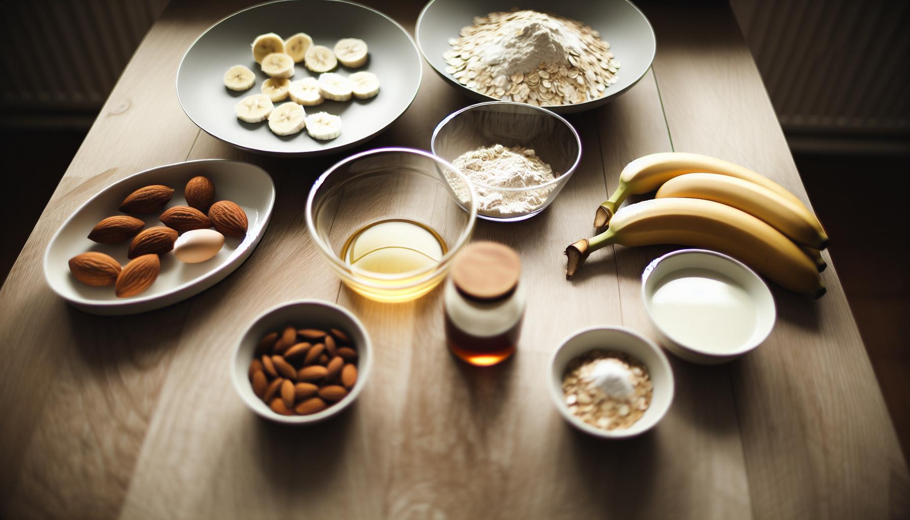 Základní ingredience pro raw palačinky